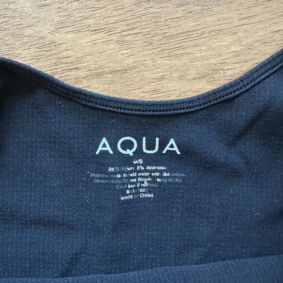 AQUA Ribbed Tank - Picture 2 of 2